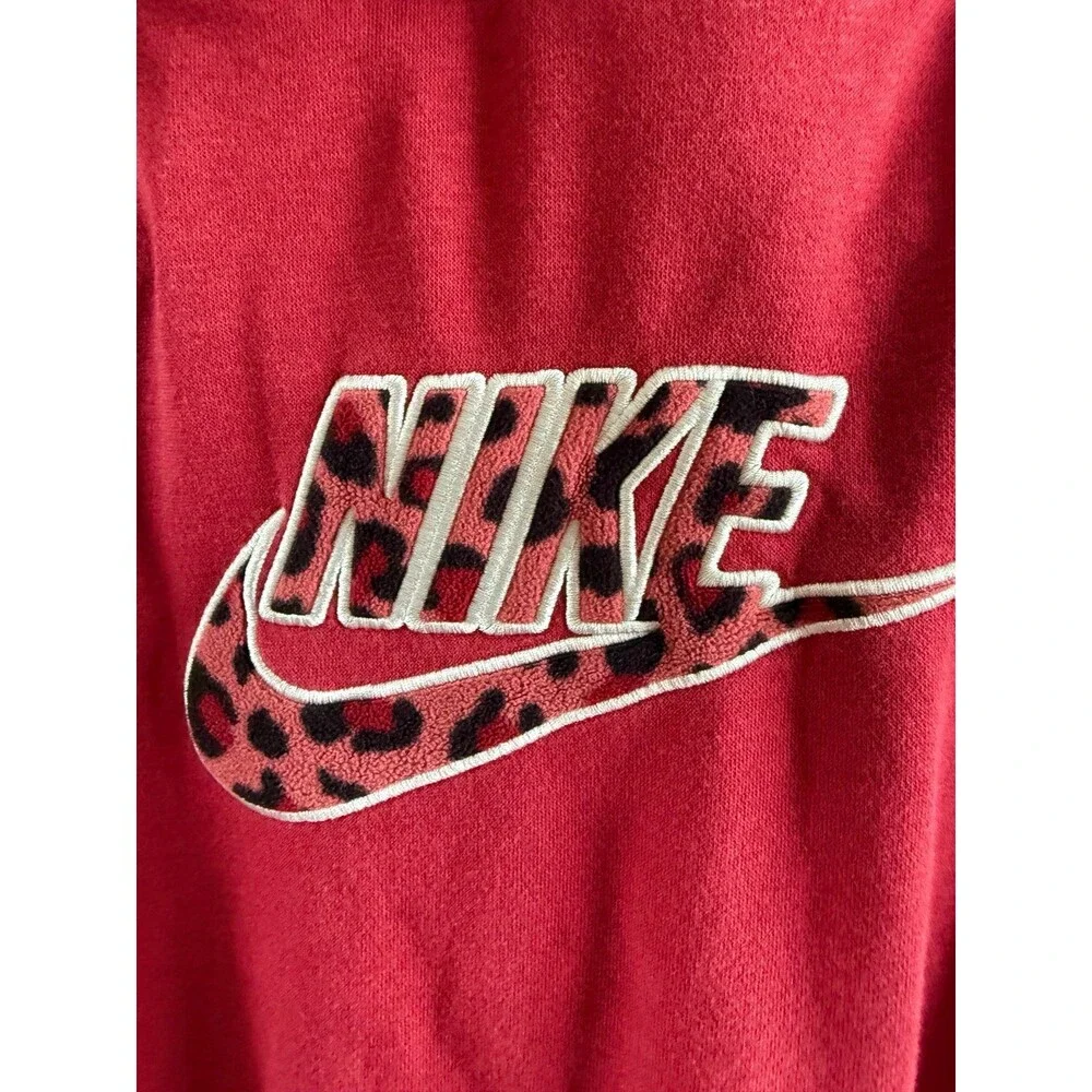 Women’s Nike Loose Fit Futura Hoodie Sz. Small Dark Red